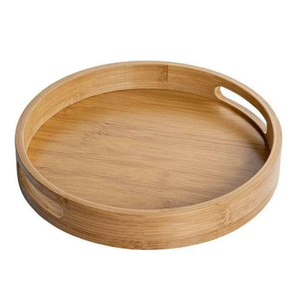 Eco-Friendly Wooden Tray Set for Tea Ceremonies - Versatile Serving Solution with Coasters