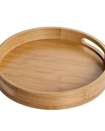 Eco-Friendly Wooden Tray Set for Tea Ceremonies - Versatile Serving Solution with Coasters