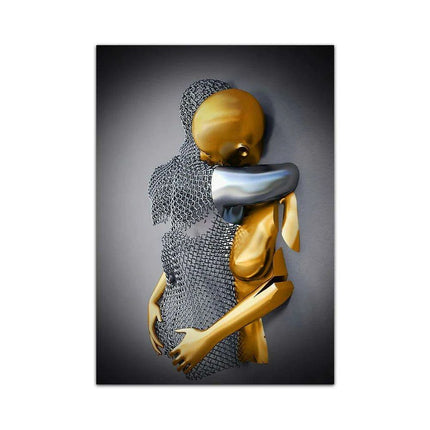 Nordic Elegance: Alluring Women's Canvas Art for Chic Home Interiors