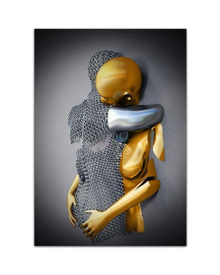 Nordic Elegance: Alluring Women's Canvas Art for Chic Home Interiors