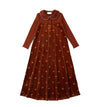 Rust Red Velour Robe / 8