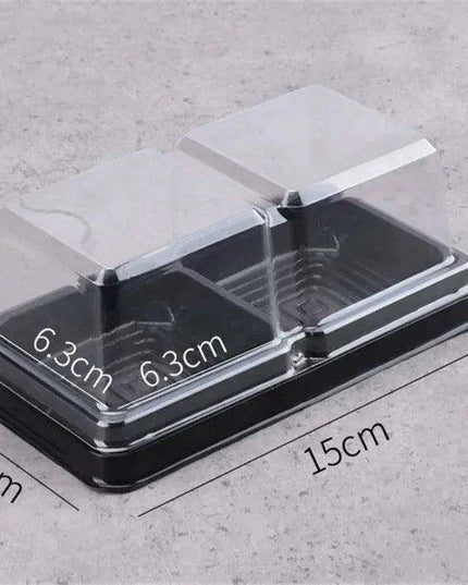 Elegant Transparent Baking Box Set - Enhance Your Culinary Creations with Style