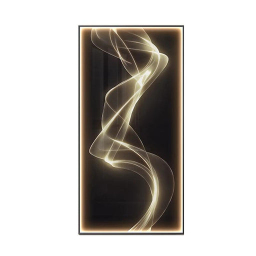 Luxe Crystal and Aluminum LED Wall Sconce with Porcelain Detailing