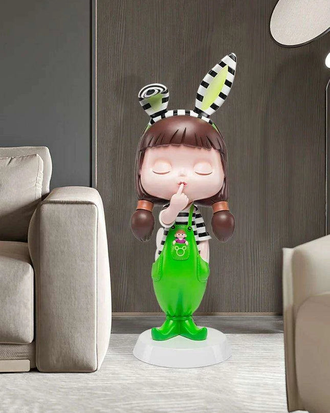 Whimsical Abstract Figurine Decor