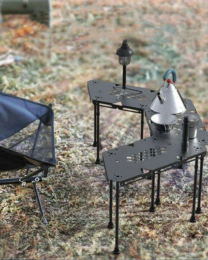 Versatile Portable Folding Aluminum Table for All-Season Outdoor Activities