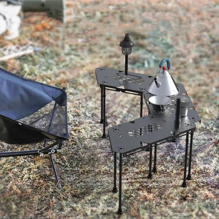 Versatile Portable Folding Aluminum Table for All-Season Outdoor Activities