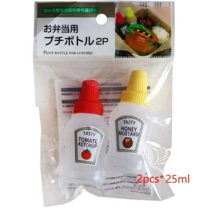 Charming Pet-Themed Sauce Dispenser Set – Bento Bliss Essentials
