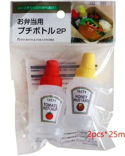 Charming Pet-Themed Sauce Dispenser Set – Bento Bliss Essentials