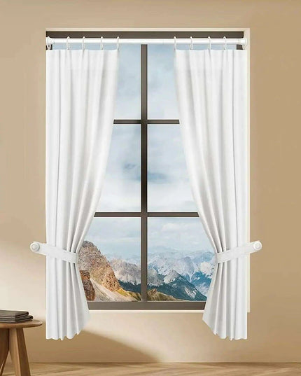 Adjustable 18' to 28' Stainless Steel Tension Shower Rod - No Drilling, Non-Slip, Rust-Free for Bathroom and Kitchen