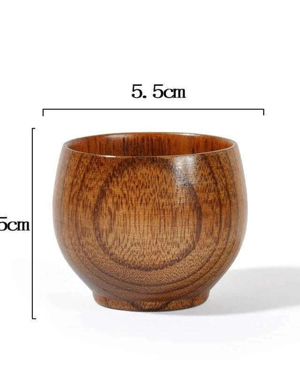 Handcrafted Rustic Spruce Wood Mug - Stylish Natural Drinkware for All Beverages