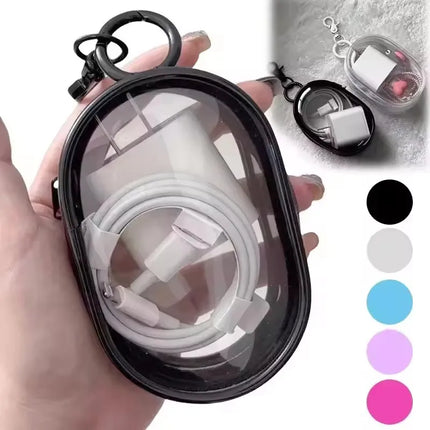 Shop1105421496 Portable Mini Clear Zipper Bag - Space-Saving Organizer