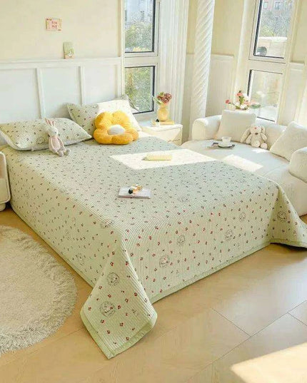 Chic Cotton Bedspreads for Double and Queen Size Beds - Cozy Princess-Inspired Covers for a Stylish Bedroom Retreat