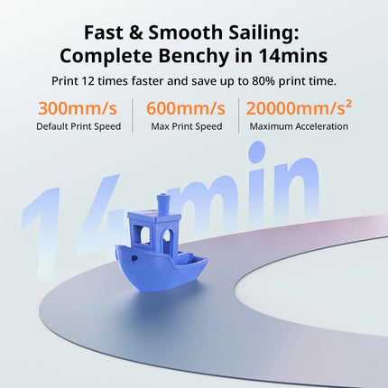 3D Printer — 600mm/s, FDM, Up to 4-Colour Printing