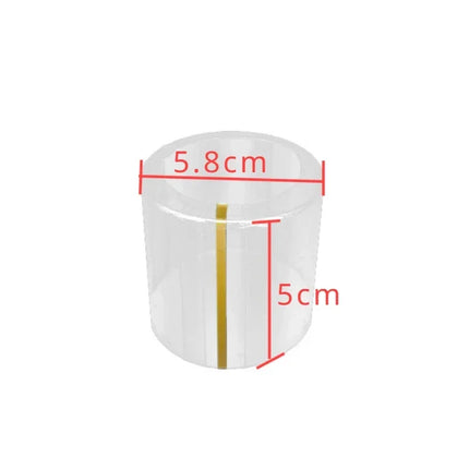 HARDIRON 100pcs Gold Striped Heat Sealing Film for Glass Bottles