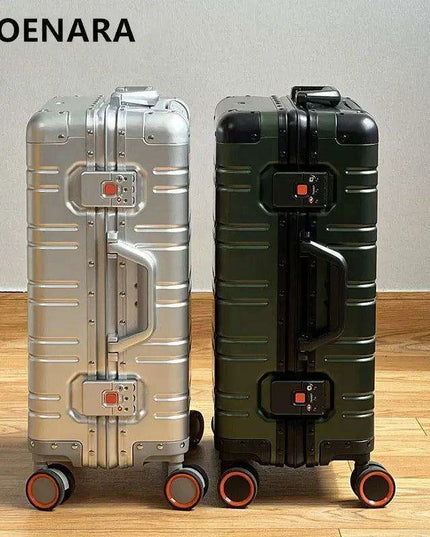 29-inch COLENARA Premium Aluminum Alloy Rolling Luggage Set for Men and Women - Ultimate Durability and Chic Design