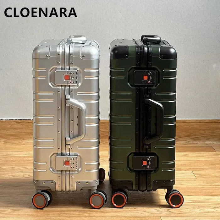 29-inch COLENARA Premium Aluminum Alloy Rolling Luggage Set for Men and Women - Ultimate Durability and Chic Design