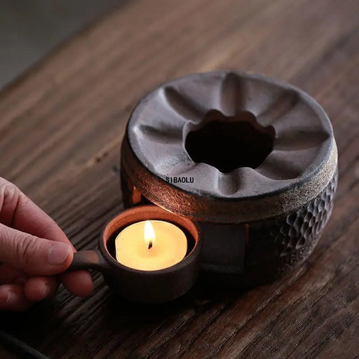 Japanese Artisan Tea Warmer Set - Vintage Ceramic Design