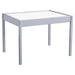 Stylish Gray and White Children’s Table and Chair Set - Perfect for Homeschooling Environments