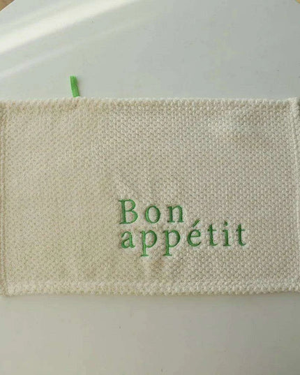 Elegant Embroidered Cotton Hand Towel Set for Quick-Drying - Ideal for Kitchen and Bathrooms