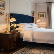 Nordic Copper & Ceramic LED Desk Lamp – Warm & Neutral Light