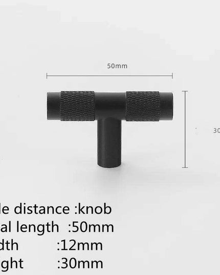 Sophisticated Black and Gold Aluminum Cabinet Hardware Collection