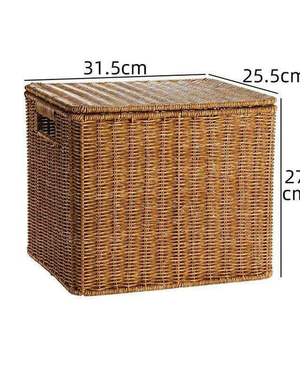 Nordic-Inspired Multi-Purpose Plastic Storage Basket for Home Organization