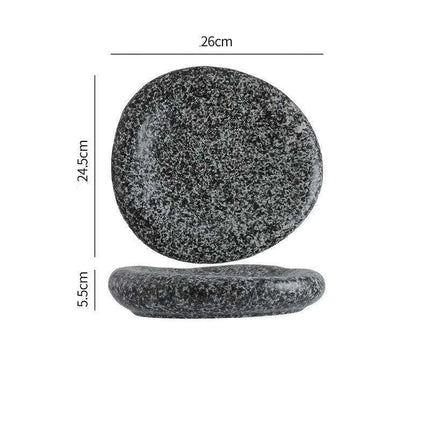 Artistic Japanese Ceramic Plate Set for Sophisticated Dining Moments