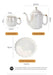 Elegant Pearl Ceramic Water Set - Cold Water and Tea Set