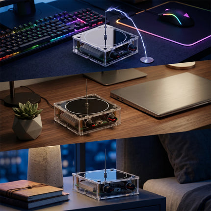 Music Coil Bluetooth And AUX Music Box With Interactive Lightning Show Sound Reactive Plasma Arc Desktop Display music-coil-bluetooth-and-aux-music-box-with-interactive-lightning-show-sound-reactive-plasma-arc-desktop-display