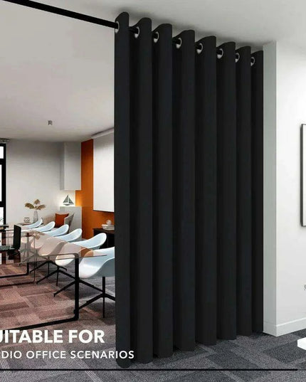Elegant 15ft x 9ft Thermal Room Divider Curtain for Stylish Spaces