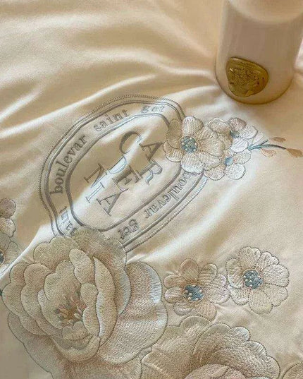 100% Cotton French Ruffle Embroidered