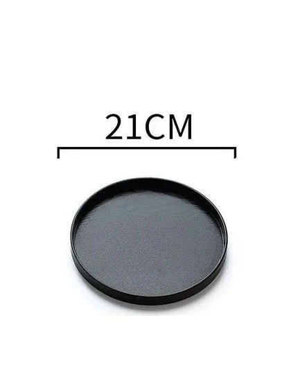 Elegant Round Wooden Tea Tray for Chinese Kung Fu Tea and Snacks