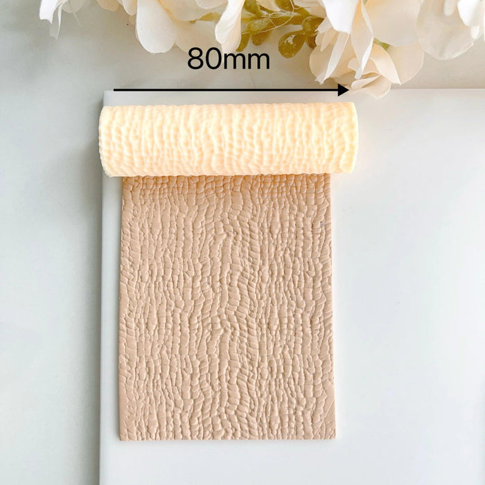 Textured Craft Roller for Stunning Leather and Polymer Clay Creations