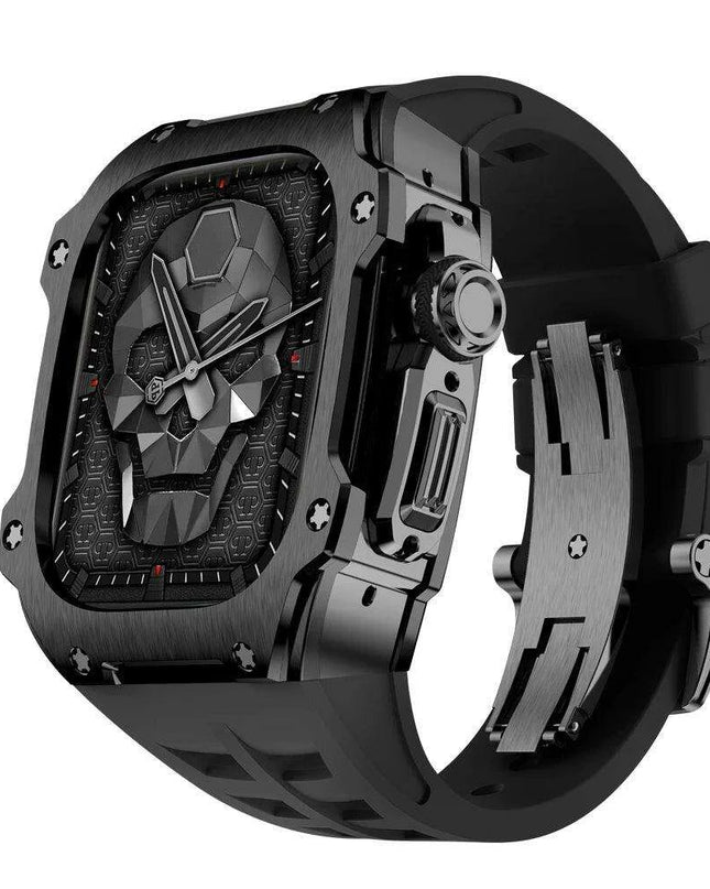 Premium 49mm Stainless Steel Apple Watch Case and Band - Redefine Your Elegance