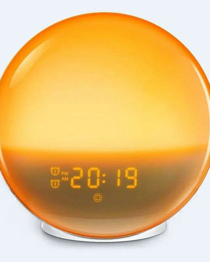 Sunrise Simulation Alarm Clock with FM Radio, Natural Sounds, and Colorful Light