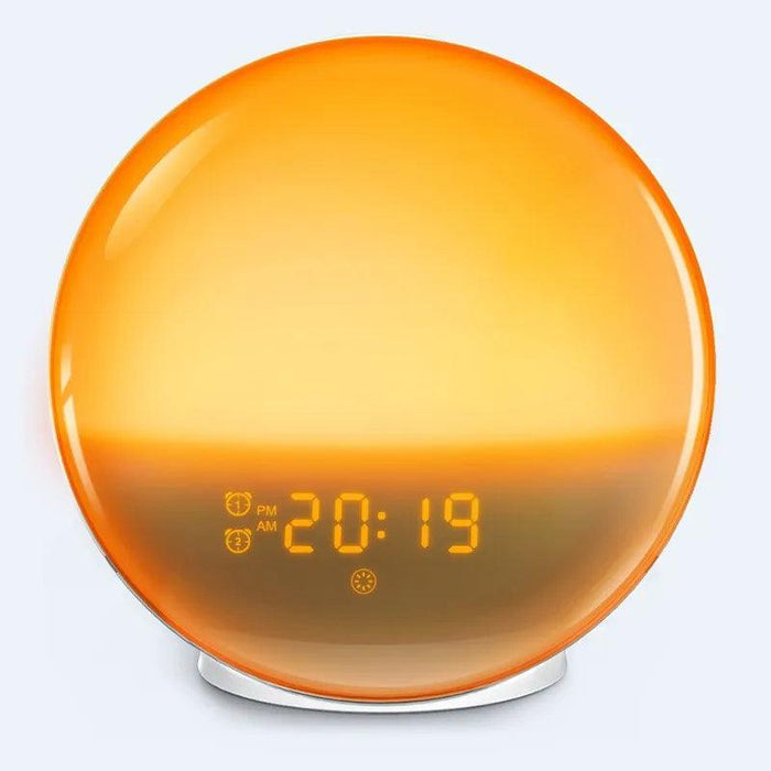 Sunrise Simulation Alarm Clock with FM Radio, Natural Sounds, and Colorful Light