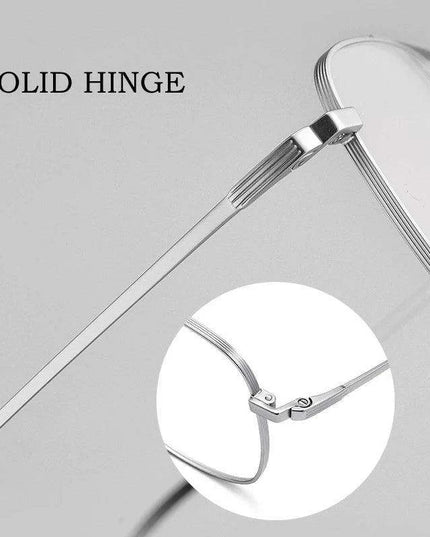 Elegant Unisex Titanium Double Beam Aviator Sunglasses for Timeless Style