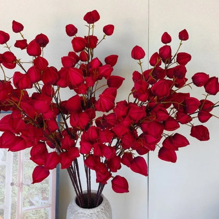 Aucho Real Touch Lantern Flower Branch - Lifelike Decorative Simulatio