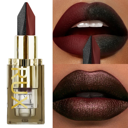 FUNPARK Glitter Waterproof Two-tone Matte Lipstick - Non-stick Pearles