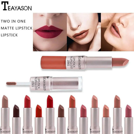 Matte Liquid Lipstick Waterproof Non Transfer Long Wear Pink Lip Gloss Tint Moisturizing Makeup for Women Ladies matte-liquid-lipstick-waterproof-non-transfer-long-wear-pink-lip-gloss-tint-moisturizing-makeup-for-women-ladies