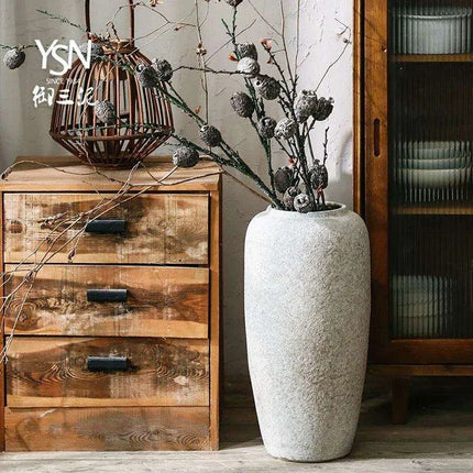 Nordic Ikebana Ceramic Vase Set for Elegant Room Decor and Plant Growth