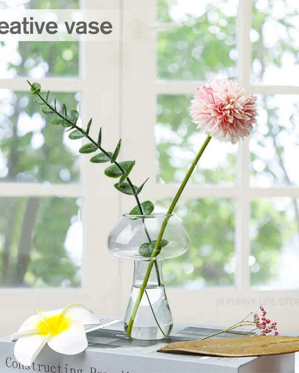 Whimsical Mushroom-Themed Cocktail Glass Set with Straw: Elevate Your Drink Experience