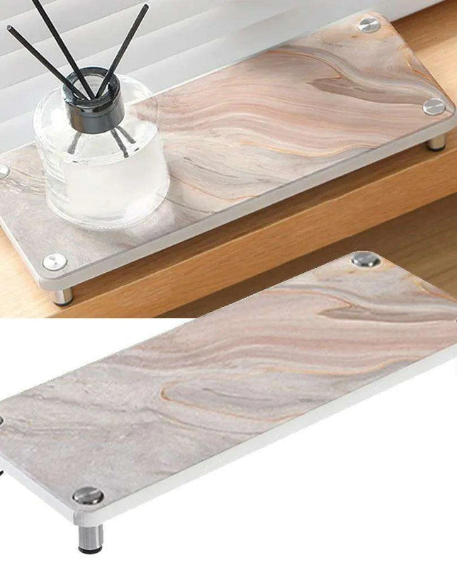 Diatomaceous Earth Quick-Dry Sink Organizer with Stainless Steel Supports