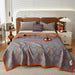 Dreamy Cotton Jacquard Blanket Set - Perfect All-Season Comfort and Style