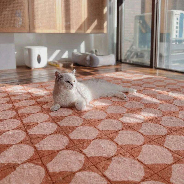 Chic Handcrafted Vintage Area Rug for Modern Living Spaces