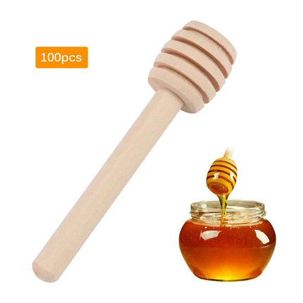 Handcrafted Wooden Honey Dipper - Artisan Swirler for Delicious Treats
