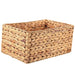 Stylish Natural Straw Storage Basket - Multi-Purpose Organizer for Toys, Snacks, and Home Essentials