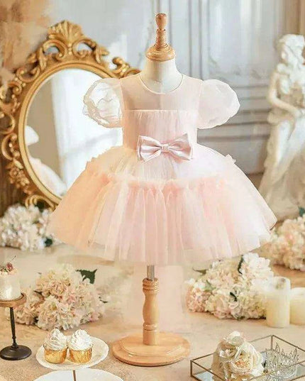 Enchanted Pink Princess Ball Gown for Girls