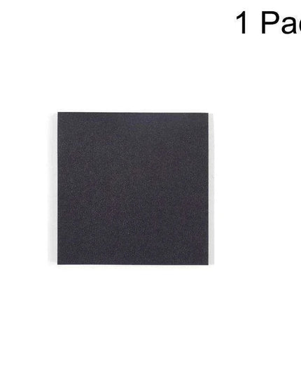 Sleek Black Sticky Note Collection - Perfect for Highlighting and More