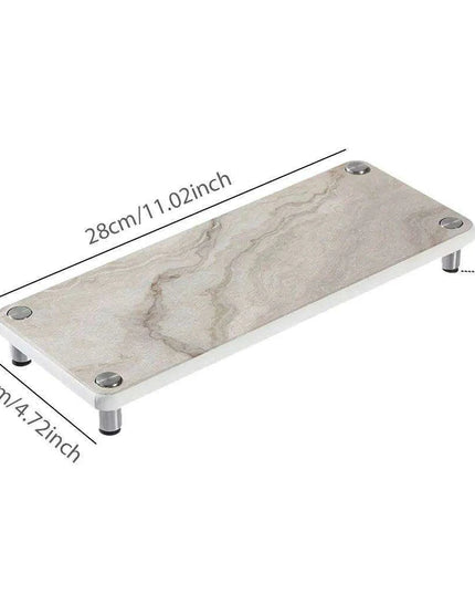 Diatomaceous Earth Quick-Dry Sink Organizer with Stainless Steel Supports